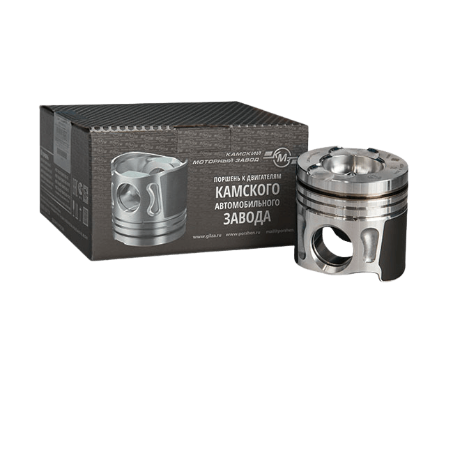 KMZ 740.30-1004015-05-10/40 "Euro I, II" porshen (Euro I, II dvigatellari uchun, qo'shimcha bilan, ajratgich bilan, "Molykote" AQSh qoplamasi 10/40 guruh KMZ 740.30-1002021 "Euro 0, I, II" gilzasi uchun; moy yig'ish oluqchasi kengligi 3 mm) FEDERAL MOGUL 7.12094E101-10/40 analogi, FEDERAL MOGUL 7.12094А101-20/30 analogi (qadoqda 4 dona)