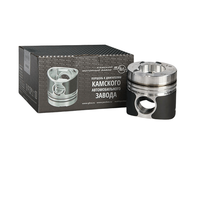 KMZ 7403.1004015-10/40 "Euro 0" porshen ("Turbo" dvigatellari uchun, qo'shimcha bilan, ajratgichsiz, AQSH "Molykote" qoplamasi 10/40 guruh KMZ 740.30-1002021 "Euro 0, I, II" gilzasiga; moy yig'ish oluqchasi kengligi 5 mm) (qadoqda 4 dona)