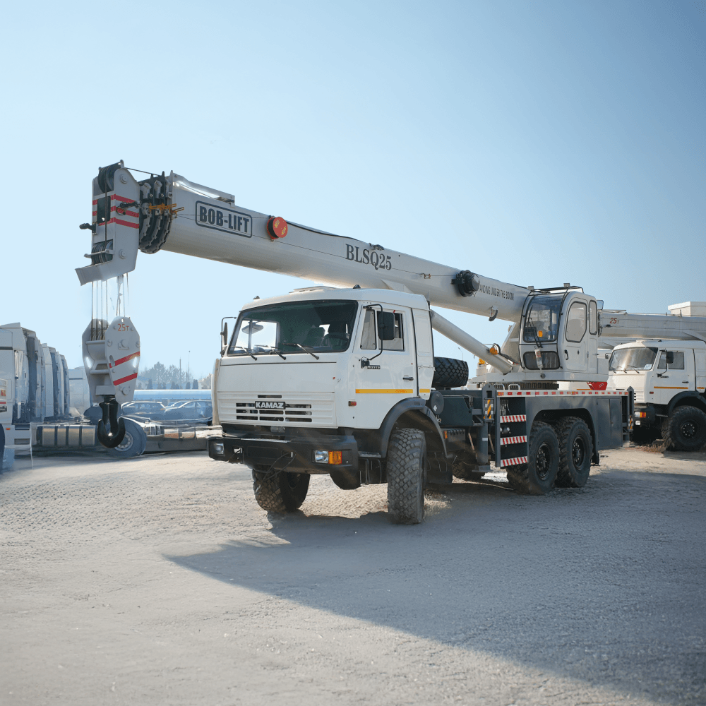 Автокран КАМАЗ 43118-1048-10 6х6, грузоподъёмность 25 т, Bublift