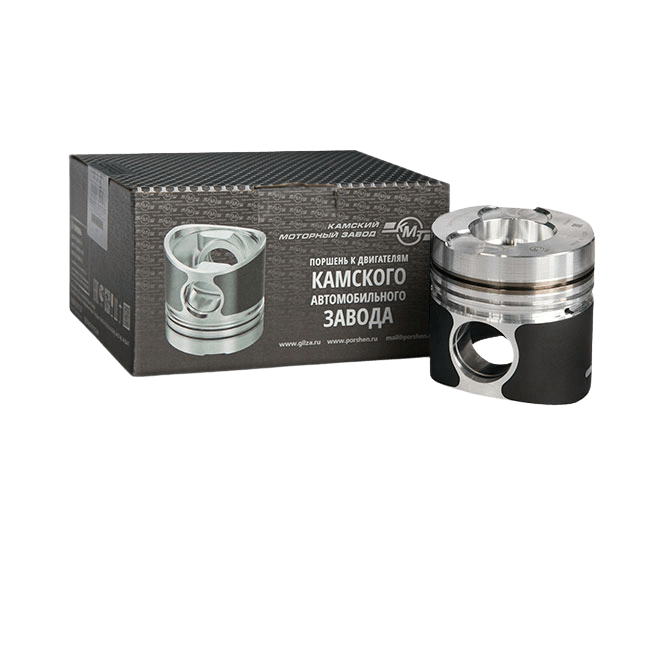 KMZ 740.1004015-10/40 "Euro 0" porshen (qo'shimcha bilan, ajratgich bilan, "Molykote" AQSh qoplamasi 10/40-guruh KMZ 740.30-1002021 "Euro 0, I, II" gilzasi uchun; moy yig'ish oluqchasi kengligi 5 mm) (qadoqda 4 dona)